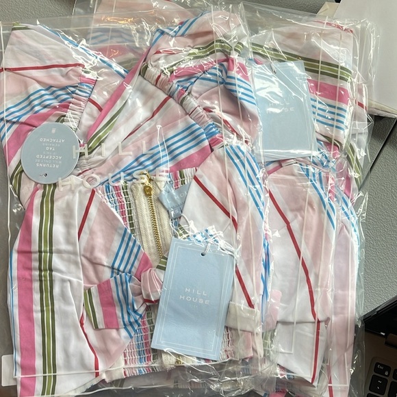 NWT Hill House Isabella Top - Rainbow Strip - XS , S , M - Picture 6 of 6